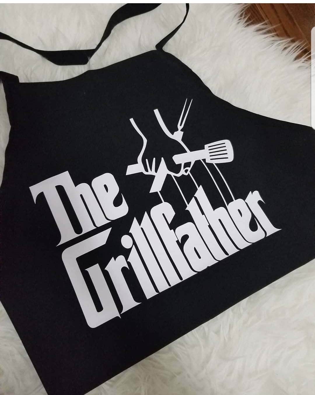 The grill father, grill father, Fathers day apron, Fathers day gift, funny gift for him, funny gifts for father, apron for father, apron