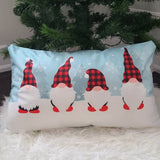 Gnome family Christmas pillow, personalized Christmas gnome pillow, Christmas pillow, decorative Christmas pillow, Christmas gift for family