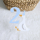 One Silly Goose First Birthday Cake Topper, Duck Cake Topper, Personalized Acrylic Cake Topper, Second Birthday, Third Birthday, Cake Topper