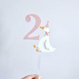 One Silly Goose First Birthday Cake Topper, Duck Cake Topper, Personalized Acrylic Cake Topper, Second Birthday, Third Birthday, Cake Topper