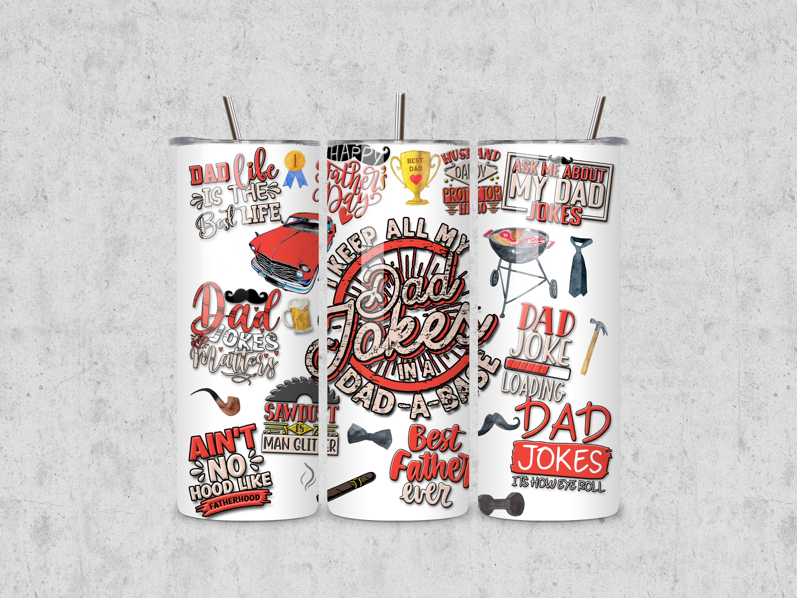 Dad Jokes Tumbler