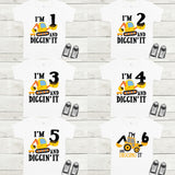 Construction birthday shirt