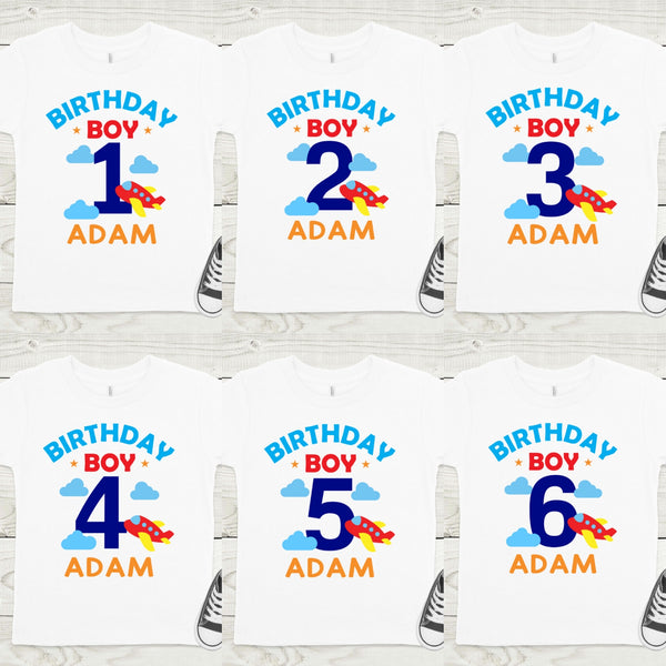 Airplane Birthday Shirt