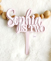 Name Cake Topper