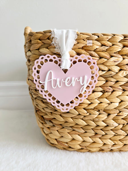 Valentine's Day Basket Tag