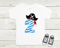 Pirate birthday shirt