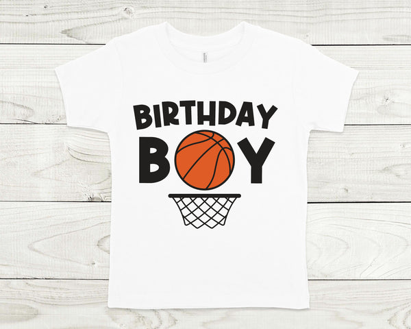 Basketball Net Birthday Shirt