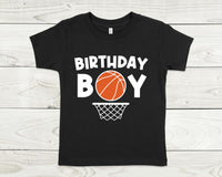 Basketball Net Birthday Shirt