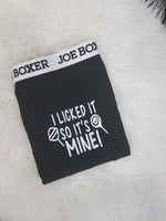 Personalized men's boxer, funny underwear, gift for boyfriend, gift for him, groom gift, sexy underwear, Christmas gift for him, men boxers