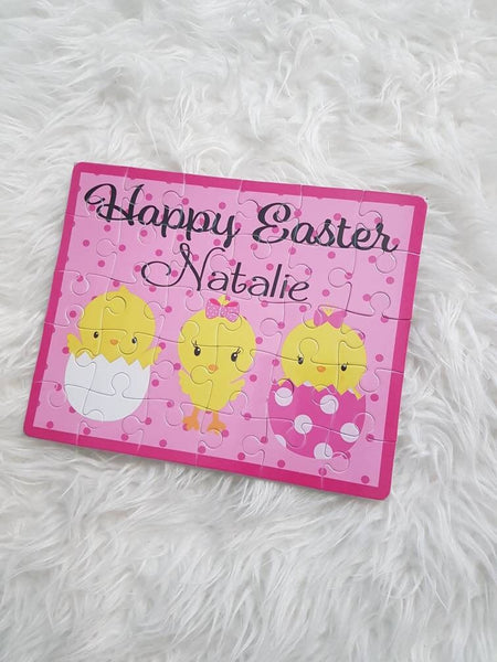Easter puzzle, Easter gifts for kids, Easter gifts, custom Easter puzzle, personalized puzzle, bunny puzzle, 1st Easter, name puzzle, Easter