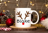 Personalized Christmas mug for kids, custom made Santa mug with name, personalized Christmas gifts for kids, custom name Christmas mug