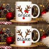 Personalized Christmas mug for kids, custom made Santa mug with name, personalized Christmas gifts for kids, custom name Christmas mug