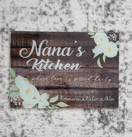 Personalized glass cutting board, Personalized Mother's day gift, Personalized cutting board gift for her, housewarming gift for a couple