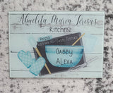 Personalized glass cutting board, Personalized Mother's day gift, Personalized cutting board gift for her, housewarming gift for a couple