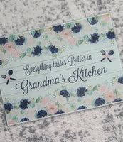 Personalized glass cutting board, Personalized Mother's day gift, Personalized cutting board gift for her, housewarming gift for a couple