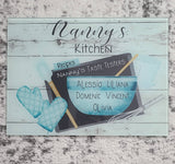 Personalized glass cutting board, Personalized Mother's day gift, Personalized cutting board gift for her, housewarming gift for a couple