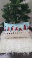 Gnome family Christmas pillow, personalized Christmas gnome pillow, Christmas pillow, decorative Christmas pillow, Christmas gift for family