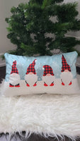 Gnome family Christmas pillow, personalized Christmas gnome pillow, Christmas pillow, decorative Christmas pillow, Christmas gift for family