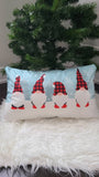 Gnome family Christmas pillow, personalized Christmas gnome pillow, Christmas pillow, decorative Christmas pillow, Christmas gift for family