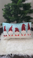 Gnome family Christmas pillow, personalized Christmas gnome pillow, Christmas pillow, decorative Christmas pillow, Christmas gift for family