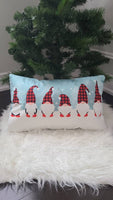 Gnome family Christmas pillow, personalized Christmas gnome pillow, Christmas pillow, decorative Christmas pillow, Christmas gift for family