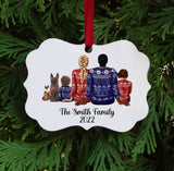 Personalized Christmas family ornament 2024, personalized Christmas ornament gift for family, custom made Family Christmas ornament