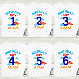Airplane Birthday theme shirt for kids, Pilot Birthday shirt, custom made birthday shirts for kids, 1st Birthday Airplane shirt