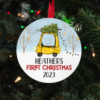 Baby's first Christmas ornament, Personalized Christmas ornament gift for baby, cute ornaments for baby, custom holiday Christmas ornaments
