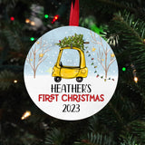 Baby's first Christmas ornament, Personalized Christmas ornament gift for baby, cute ornaments for baby, custom holiday Christmas ornaments
