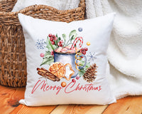 Christmas decoration pillow gift, custom made Christmas pillows, Christmas print pillow, Merry Christmas bell cushion