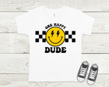 One Happy Dude Birthday Shirt, One Happy Dude Family Matching Shirt, First Birthday One Happy Dude Tee, Custom made family Birthday shirts