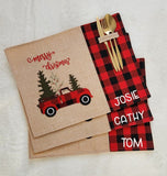 Personalized Christmas Placemat, Custom made Christmas table placemat gift for family, Christmas table decoration
