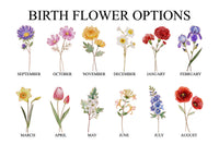 Birth Flower Pillow