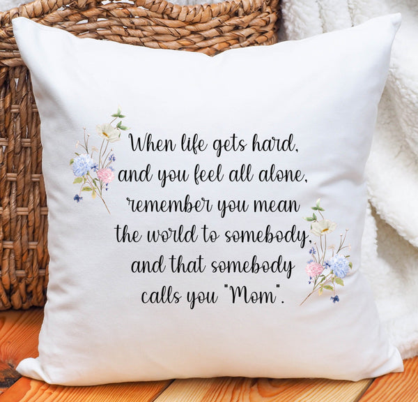 Mother's day pillow, custom made pillow gift for mom, pillow gift for grandma, birthday gift for mom, birthday gift for grandma