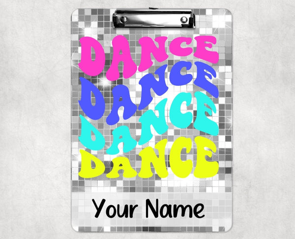 Teacher clipboard, personalized clipboard for dance teacher gifts, custom teacher school clipboard, end of school year gifts for teachers