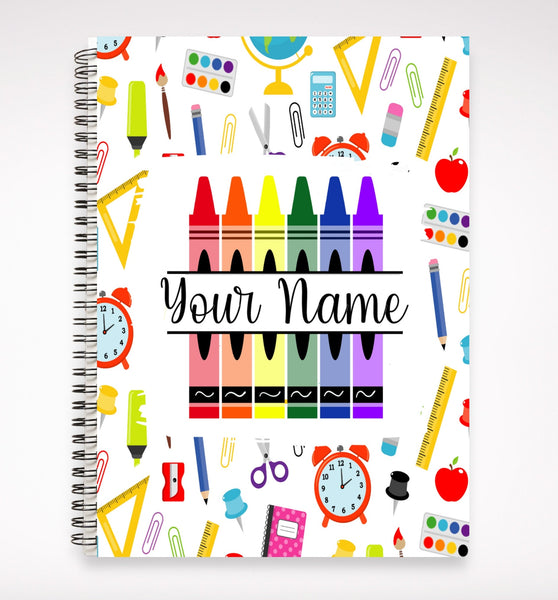 Teacher notebooks, personalized notebook gift for teacher, custom teacher journal, end of school yeargift for teacher, personalized journal