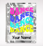 Teacher notebooks, personalized notebook for dance teacher, custom teacher journal, end of school yeargift for teacher, personalized journal