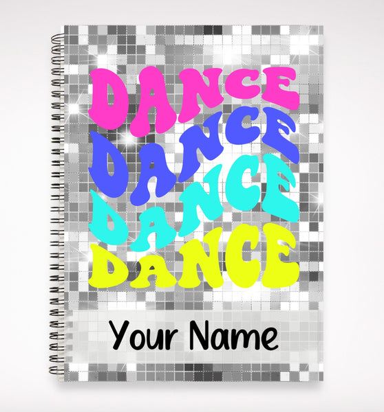 Teacher notebooks, personalized notebook for dance teacher, custom teacher journal, end of school yeargift for teacher, personalized journal