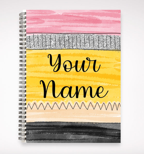 Personalized notebook for teacher, personalized journal gift for teachers, personalized end of school year teachers gifts, custom made gift