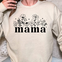 Mama Sweatshirt, Custom made Mama shirt gift for Mother's day, Mama wildflower shirt, Floral Mama shirt, wildflower sweatshirt, Mama sweater