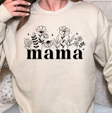 Mama Sweatshirt, Custom made Mama shirt gift for Mother's day, Mama wildflower shirt, Floral Mama shirt, wildflower sweatshirt, Mama sweater