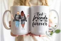 Personalized Best Friend mug, Custom made friendship mug, Sister mug, Bestie mug, Gift for best friend, friendship mug gift