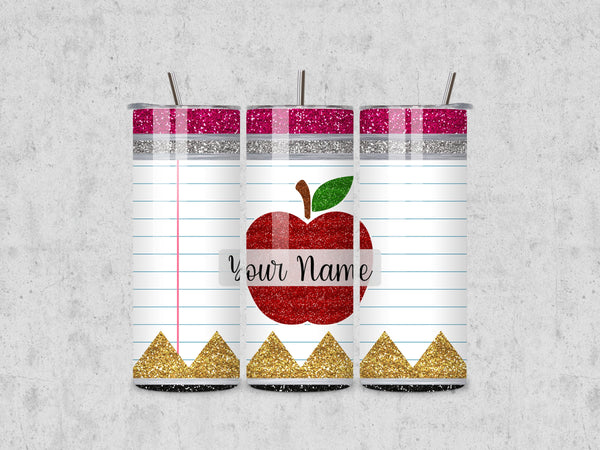 Personalized tumbler for teacher, custom tumbler gift for teacher, teacher end of school year gifts, Christmas gifts for teacher, tumbler