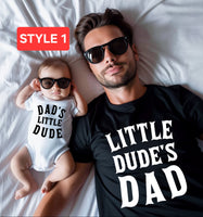 Matching father and son shirt, funny father and son shirts, first father's day, dad and baby shirt, gift for dad, gift for new dad, matching