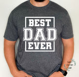 Personalized Dad shirt, Best Dad Ever shirt, custom Father's day shirt, gift for dad, best dad tshirt, custom best dad ever shirt, dad shirt