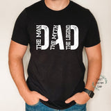 Personalized Dad shirt, The Man The Myth The Legend shirt, custom Father's day shirt, gift for dad, DAD tshirt, best dad shirt, dad shirt