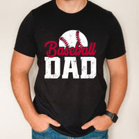 Baseball DAD shirt, Baseball fan dad shirt gift, gift for dad, father's day gift, baseball shirt, baseball dad custom gift, men baseball tee