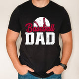 Baseball DAD shirt, Baseball fan dad shirt gift, gift for dad, father's day gift, baseball shirt, baseball dad custom gift, men baseball tee