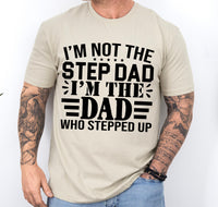 Step dad shirt, gift for great step dad, best step dad shirt, custom step dad shirt for him, father's day gift for step dad, step dad tee