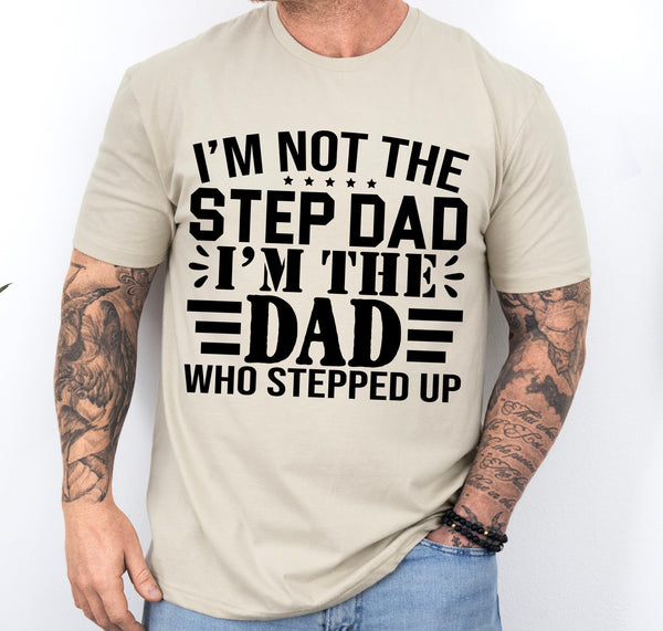Step dad shirt, gift for great step dad, best step dad shirt, custom step dad shirt for him, father's day gift for step dad, step dad tee